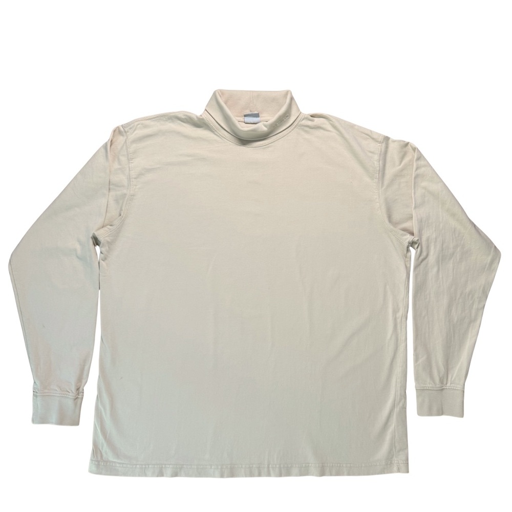 Carhartt Women’s Cream Turtleneck Cotton Long Sleeve Shirt Vintage
